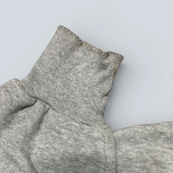 J. Crew Gray Cropped Turtleneck Sweater - Picture 6 of 9